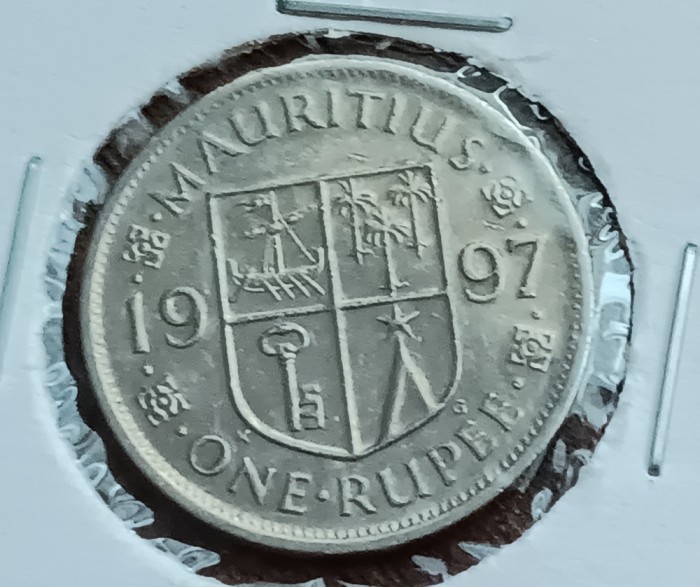C50 - Moneda foarte veche - Mauritius - 1 rupee - 1997
