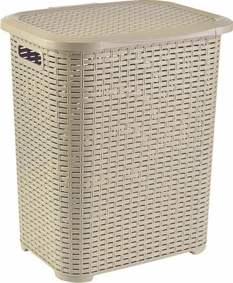 COS DE RUFE PLASTIC TIP RATTAN 45 L BEJ, 34,5x41x46 foto