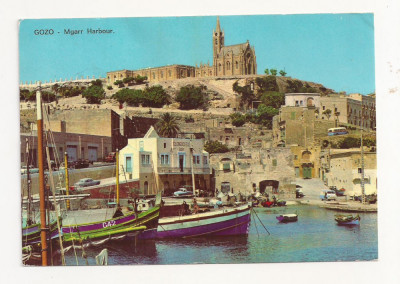 AM2- Carte Postala - MALTA - Gozo, Mgarr Harbour, circulata 1969 foto
