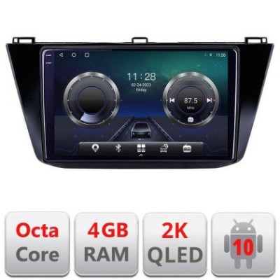 Navigatie VW Tiguan 2016- C-5883 Android Octa Core Ecran 2K QLED GPS 4G 4+32GB 360 KIT-5883+EDT-E410-2K CarStore Technology foto