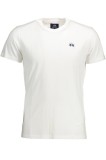 La Martina Tricou barbati, cu mini logo brodat, Regular Fit, Alb (Marime: L)