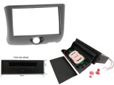 Rama Radio Auto Toyota Yaris 1998-2003, 2DIN cu Incarcator Wireless 5W, Buzunar Basculant Negru