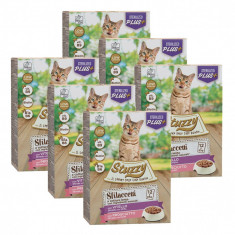 Stuzzy Cat Shreds MULTIPACK Sterilized veal and pork 6 x (12 x 85 g)