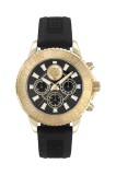 PLEIN SPORT ceas Glam Chrono barbati, culoarea negru, PSMEA0224