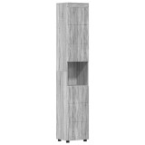 vidaXL Set dulap baie TULUM Gri Sonoma 37 x 31,5 x 203 cm 880357
