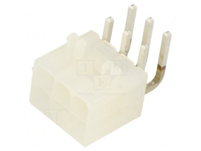 Soclu cablu-placă tată Mini-Fit Jr 6 pini aurit 4,2mm 13A foto