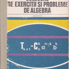 I. STAMATE, I. STOIAN - CULEGERE DE EXERCITII SI PROBLEME DE ALGEBRA PT. LICEE