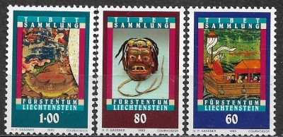 C4208 - Liechtenstein 1993 - Folclor 3v..neuzat MNH ,serie completa foto