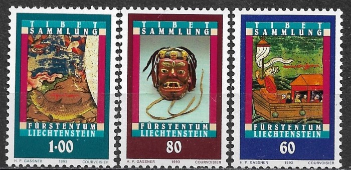 C4208 - Liechtenstein 1993 - Folclor 3v..neuzat MNH ,serie completa