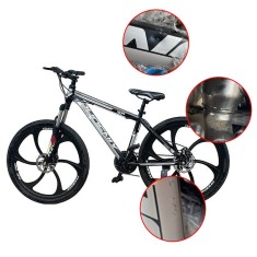 Bicicleta MTB 26 inch, Shimano 21 viteze, frane pe disc, cadru din otel, Tornado, Black, RESIGILAT