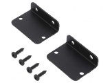 Set 2 M&acirc;nere Aluminiu Negre 1455DFBK