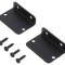 Set 2 M&acirc;nere Aluminiu Negre 1455DFBK