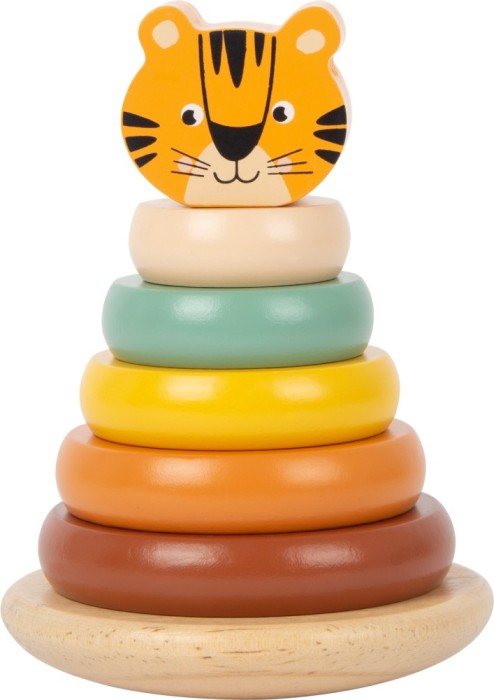 Jucarie Copii Stacking Tower Tiger Safari, 7 parti