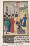 CARTE POSTALA BRITISH MUSEUM B.167~Froissart presents his book to King Richard, Necirculata, Printata