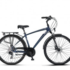 Bicicleta City Umit Ventura, M-510-ATB-S, culoare albastru/gri, roata 28", cadru PB Cod:32836510001