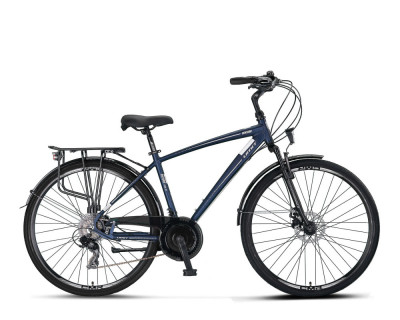Bicicleta City Umit Ventura, M-510-ATB-S, culoare albastru/gri, roata 28&amp;quot;, cadru PB Cod:32836510001 foto