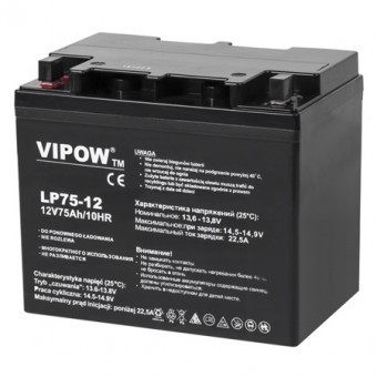 Acumulator gel plumb 12v 75ah foto