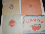 Cumpara ieftin LOT 4 AMBALAJ / ETICHETA VECHI CITRICE