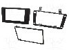 Rama adaptoare, 2 DIN, Dacia, neagra, 4CARMEDIA -