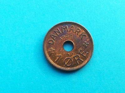 1 Ore 1934-Danemarca-AUNC-in realitate arata bine!! foto