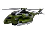 Elicopter militar de jucarie cu elice rotative sunete si lumini led