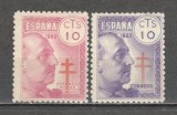 Spania.1940 Timbre cu taxa obligatorie-Campanie impotriva tuberculozei SS.281