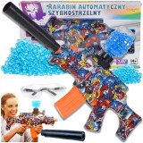 Pușcă automată cu bile de gel, 1000 bile incluse, acumulator 7,4V, &icirc;ncărcare USB, 15 m