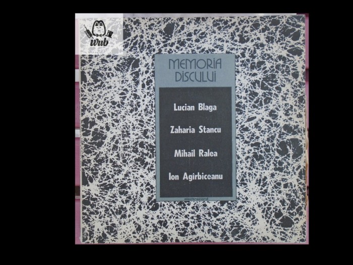 L Blaga Z Stancu M Ralea I Agarbiceanu citesc din opera lor - disc vinil L Blaga Z Stancu M Ralea I Agarbiceanu citesc din opera lor - disc vinil