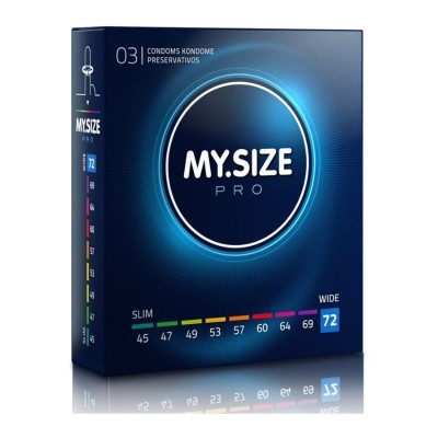 MY SIZE PRO - Prezervative Diametru 72 mm (3 bucăți) foto