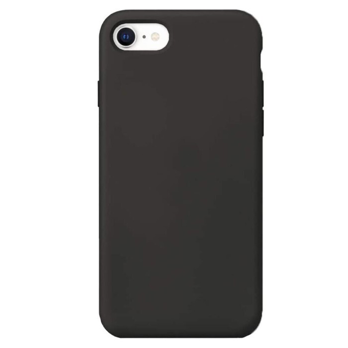 Husa compatibila cu apple iphone se 3 2022, camera ultra safe, interior cu microfibra, htpmag, black