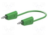 Cablu de măsurare ST&Auml;UBLI 60VDC 30VAC 19A 0,5m verde