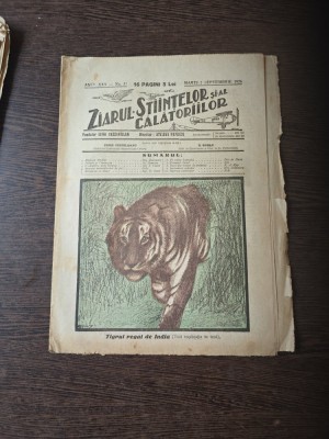 Ziarul Ştiinţelor şi Calatoriilor - nr. 37/1926 foto