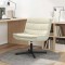 vidaXL Scaun pivotant Crem 63 x 75 x 76 cm PU 42007340