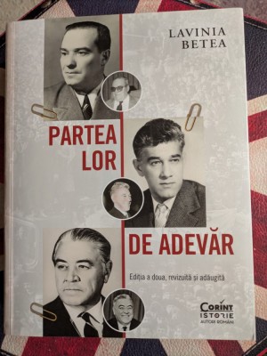Lavinia Betea, Partea lor de adevar, editia a doua, adaugita foto