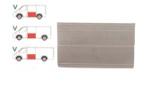 Panou lateral MERCEDES Sprinter 1996-2007, VW LT II 05.1996-12.2005, partea stanga, KLOKKERHOLM, metal; latimea segmentului; hight 660 mm,