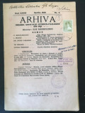 Arhiva - Organul Societatii Istorico-Filologice Anul XXXVI Aprilie 1929 No. 2
