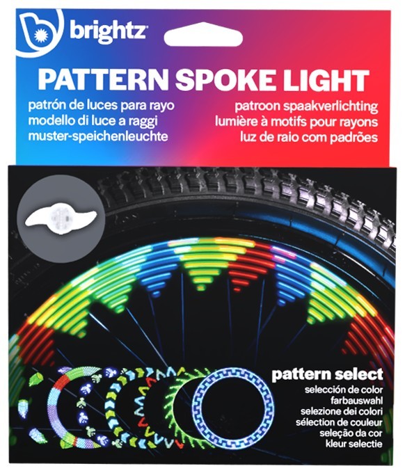 Lumina LED cu efecte animate pentru spite bicicleta, ShapeBrightz