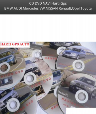 CD DVD NAVIGATIE Harti Gps BMW,AUDI,Mercedes,VW,NISSAN,Renault,Opel,Toyota foto