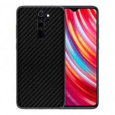 Set Folii Skin Acoperire 360 Compatibile cu Xiaomi Redmi Note 8 Pro - ApcGsm Wraps Carbon Black