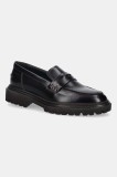 Gant mocasini de piele Ivyhill culoarea maro, cu toc plat, 31531117