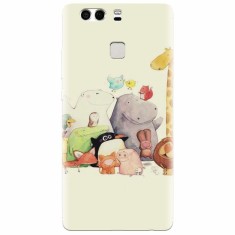 Husa silicon pentru Huawei P9 Plus, Cute Cartoon Animals