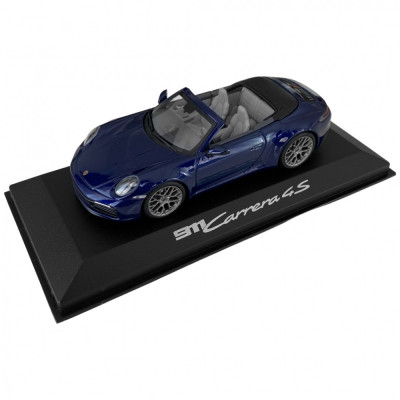 Macheta Oe Porsche 911 Carrera 4S Cabriolet Albastru Metalizat 1:43 WAP0201730K foto