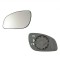 Geam oglinda Opel Signum, 06.2003-08.2008, Opel Vectra C, 09.2001-09.2008, Stanga, Crom, Fara incalzire, Asferica, View Max, 1207196; 1428701; 642526