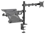 Suport monitor LOGILINK 9kg 10-32&quot; cu braț lung de 376mm