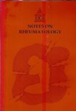 Notes on Rheumatology Jo Edwards 1991 carte medicala