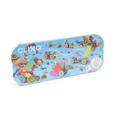 Clixo joc magnetic de construit - Modele cu rotite (72 piese)