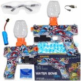 Pistol cu bile de gel automat, 7-8 mm, 1000 bile incluse, laser, acumulator, graffiti