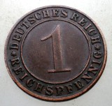 B.286 GERMANIA WEIMAR 1 REICHSPFENNIG 1935 D