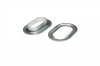 Set 10 Capse Ovale, metal, 42 x 22 mm