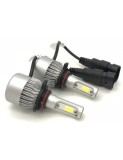 Set 2 leduri HIR2 COB Canbus, 6000k, 72W, luminozitate 8000 Lm, 12V - 24V
